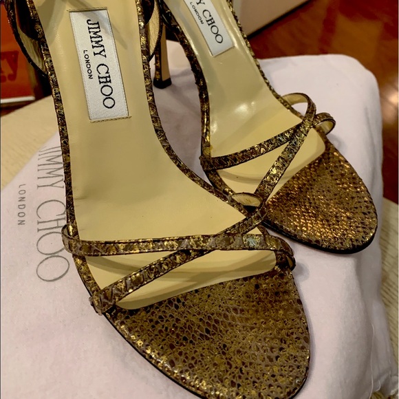 NIB ***Jimmy Choo Python sandals *** - Picture 3 of 8